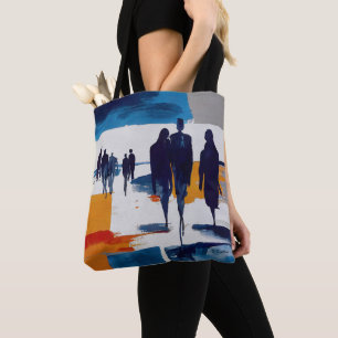 Bolso De Tela Vagabundos después de la tormenta – Figuras abstra