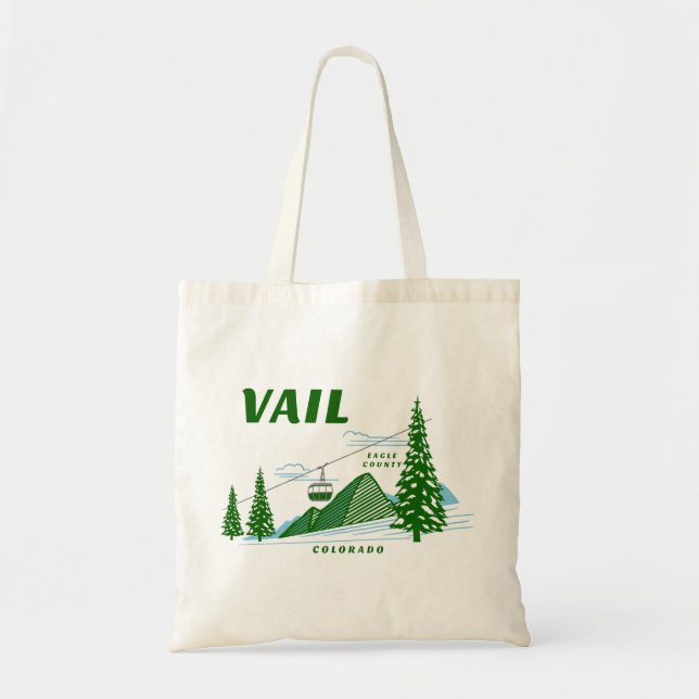 Bolso De Tela Vail Eagle County Colorado (Frente)