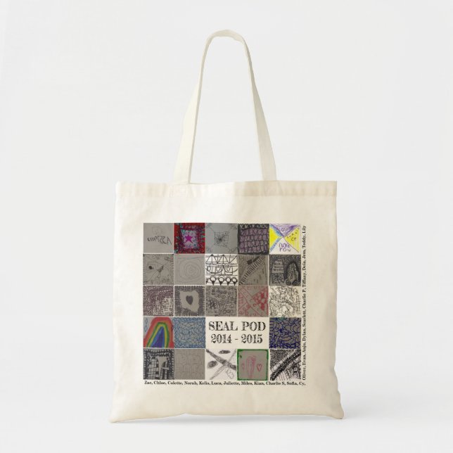 Bolso De Tela Vaina 2014-2015 #2 del sello (Frente)
