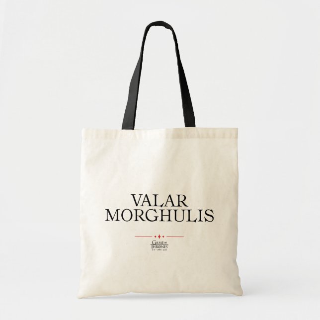 Bolso De Tela Valar Morghulis (Frente)