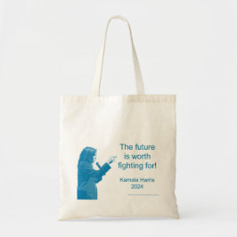 Bolso De Tela Vale la pena luchar por el futuro. Votar a Kamala