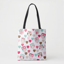 Bolso De Tela Valentine Owl