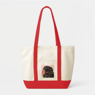 Bolso De Tela Valentine Rosa Puli