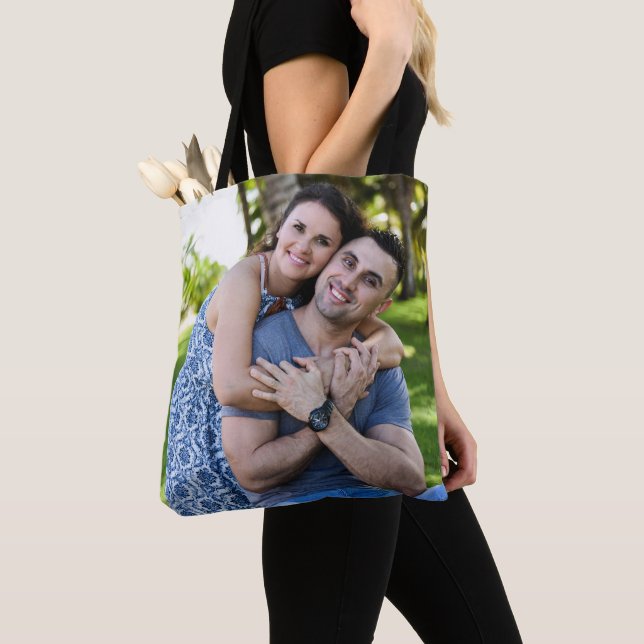 BOLSO DE TELA VALENTINE'S DAY CUSTOM PHOTO CUSTOM TOTE (Detalle)