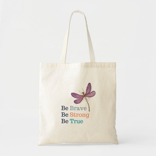 Bolso De Tela Valiente Freno Verdadero (Frente)
