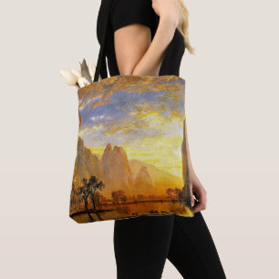 Bolso De Tela Valle de Yosemite por Albert Bierstadt