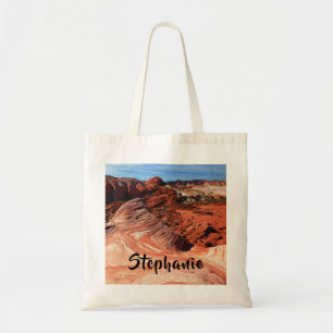 Bolso De Tela Valle del Fuego con nombre personalizado