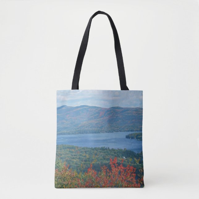 Bolso De Tela Valle del Lago George (Anverso)