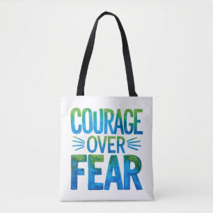 Bolso De Tela Valor sobre miedo
