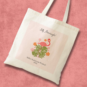 Bolso De Tela Vamos a Flamingle Fin de semana de despedida de so
