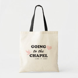 Bolso De Tela Vamos a la Capilla | Novia Personalizada para Boda