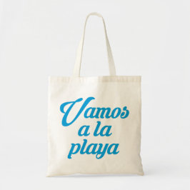 BOLSO DE TELA VAMOS A LA PLAYA