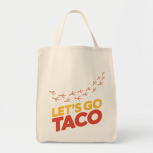 Bolso De Tela Vamos a las huellas de pollo de TACO