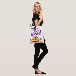 Bolso De Tela Vamos a romper la calabaza de Halloween Funny