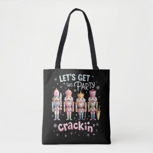 Bolso De Tela Vamos a romper la fiesta de Navidad Rompenueces Na