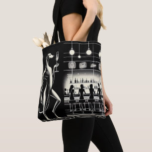 Bolso De Tela Vamos al bar