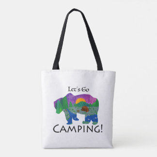 Bolso De Tela Vamos Camping