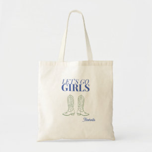 Bolso De Tela Vamos chicas, vaquera de Bachelorette Green Cute