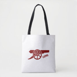 Bolso De Tela Vamos Gunners COYG