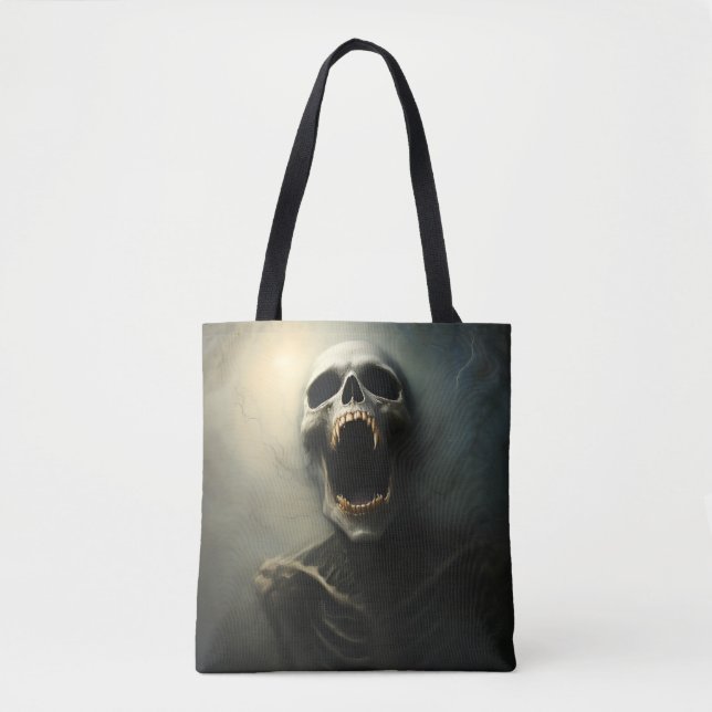 Bolso De Tela Vampire's Scream - Gothic Horror Art (Anverso)
