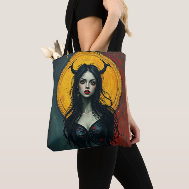Bolso De Tela Vampiro (Detalle)