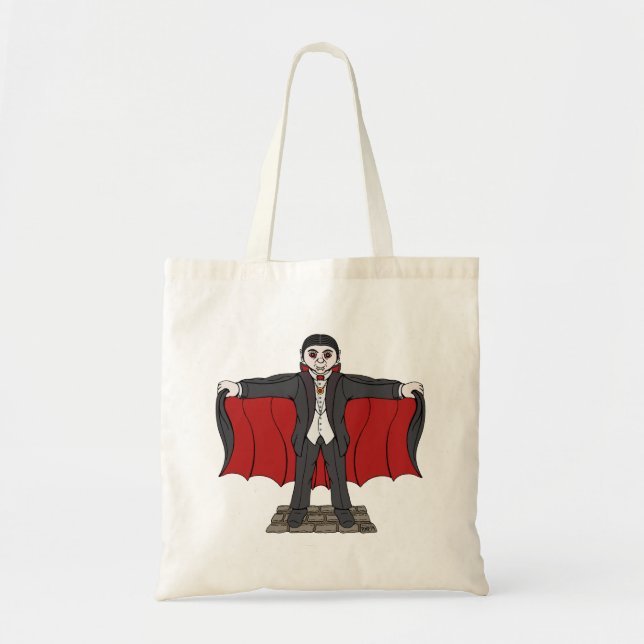 Bolso De Tela Vampiro cutáneo/dracula (Frente)