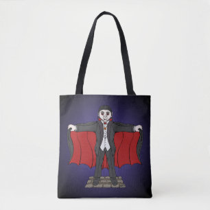Bolso De Tela Vampiro cutáneo/dracula