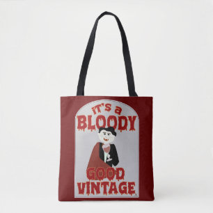 Bolso De Tela Vampiro sangriento bueno Personalizado de cosecha