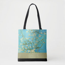 Bolso De Tela Van Gogh Almond Blossom Gold Black