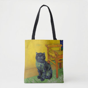 Bolso De Tela Van Gogh Black Cat