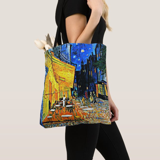 Bolso De Tela Van Gogh - Cafe Terrace, famoso cuadro (Detalle)