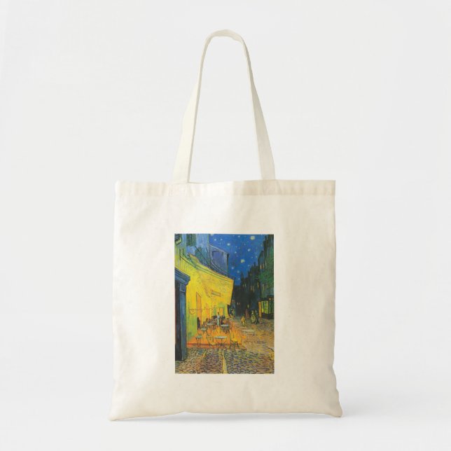 Bolso De Tela Van Gogh Cafe Terrace French Street Scene (Frente)