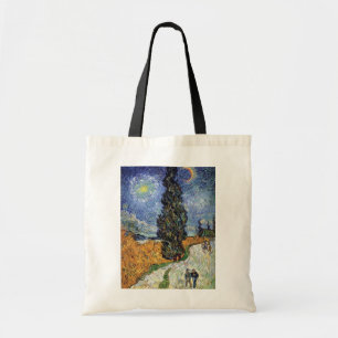 Bolso De Tela Van Gogh - Camino con cipreses
