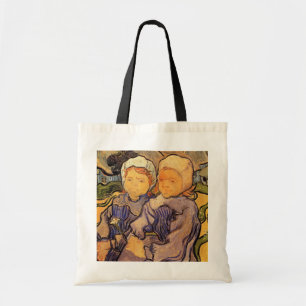 Bolso De Tela Van Gogh, Dos Niños, Arte Impresionista Vintage