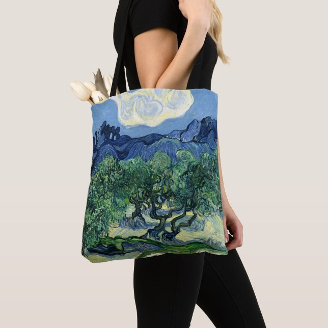 Bolso De Tela Van Gogh El Paintaje Paisajista De Los Olivos (Detalle)