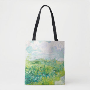 Bolso De Tela Van Gogh Green Trieat Fields Auvers. Impresionismo