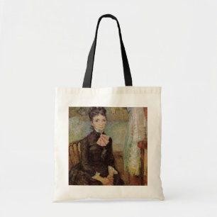 Bolso De Tela Van Gogh, Mujer Sentada junto a una Cuna, Arte Ant