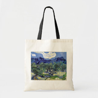 Bolso De Tela Van Gogh - Olivos en un paisaje montañoso