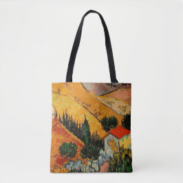 Bolso De Tela Van Gogh - Paisaje con casas y villanos