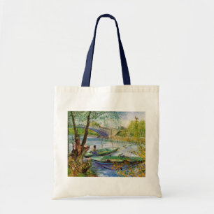 Bolso De Tela Van Gogh pescando en primavera, Pont de Clichy