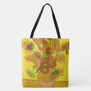 Bolso De Tela Van Gogh Quince Girasoles En Un Bella Artes De Vas