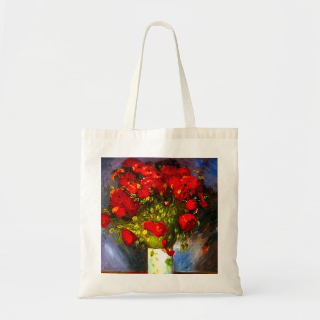 Bolso De Tela Van Gogh Red Poppies (Frente)