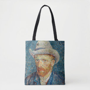 Bolso De Tela Van Gogh - Retrato propio con un Gorra de Grey Fel