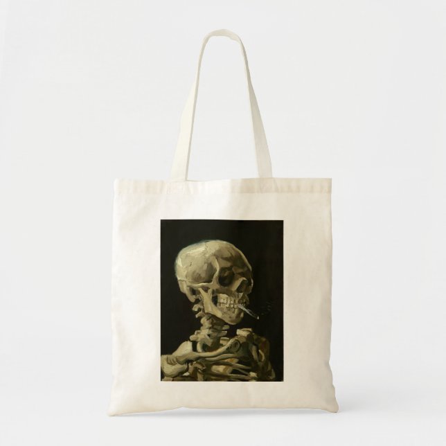 Bolso De Tela van gogh Skull (Frente)