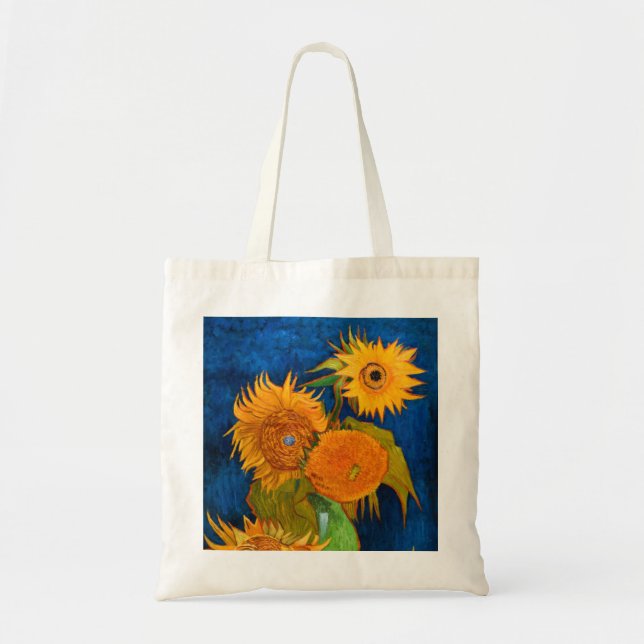 Bolso De Tela Van Gogh Sunflowers (Frente)
