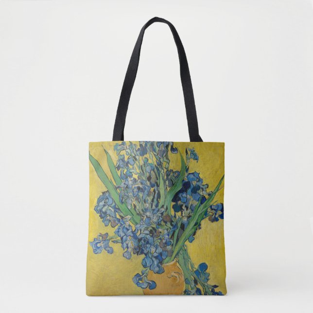 Bolso De Tela Van Gogh Vase con el impresionismo clásico irlandé (Anverso)
