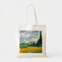 Van Gogh Wheat Field with Cypresses. Impressionism