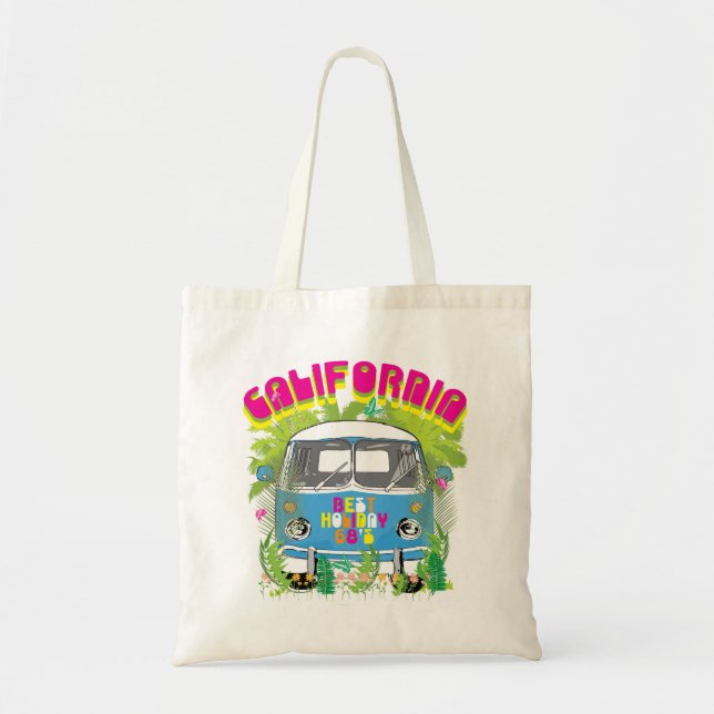 Bolso De Tela Van Surfing California (Frente)