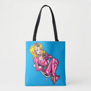 Bolso De Tela Vana DeVinyl™/Bonito en caucho rosa