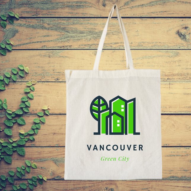 Bolso De Tela Vancouver Canadá Ciudad Verde Sostenible (Subido por el creador)